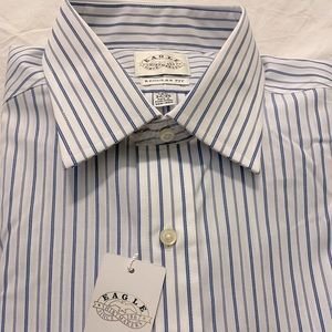 EAGLE shirtmakers mens long sleeve dress shirt